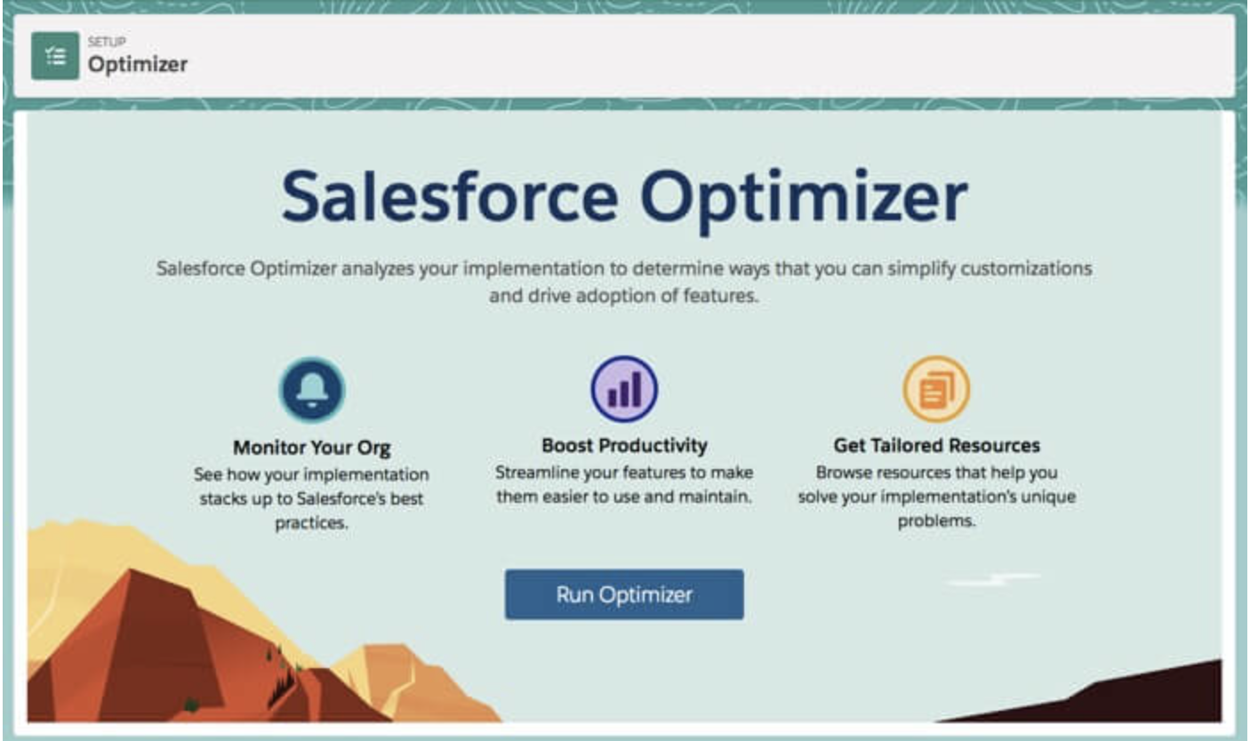 #2.Salesforce Optimizer-Self Service Salesforce Org Health Tool ...